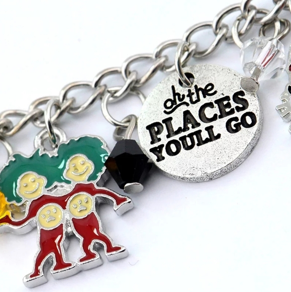 Oh the Places You'll Go Dr. Suess Charm Bracelet - Picture 3 of 6
